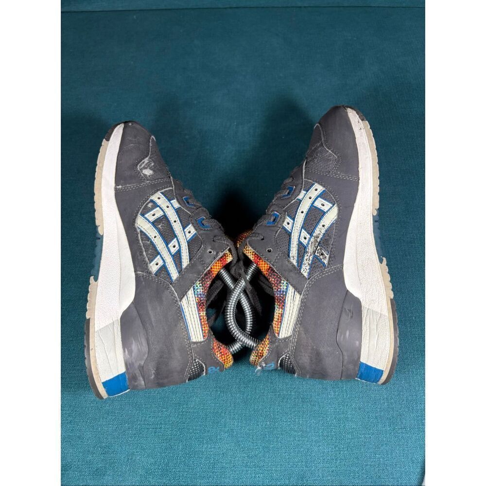 ASICS Gel Lyte III H499Y Women’s Size 7.5 Grey Blue Casual Sneakers Retro Runnin - Picture 5 of 9
